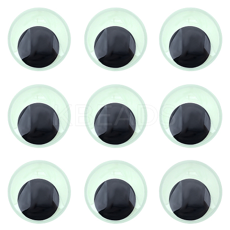 Luminous Self Adhesive Plastic Wiggle Googly Eyes Cabochons KY-WH20002-02A-1