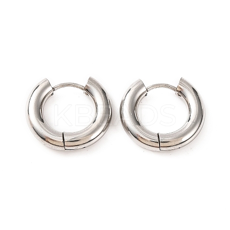 Non-Tarnish 304 Stainless Steel Hoop Earrings for Women EJEW-F339-01P-02-1