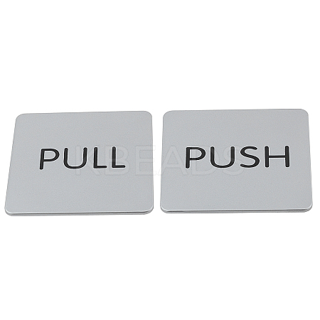 ABS Public Sign Stickers DIY-GF0002-49-1