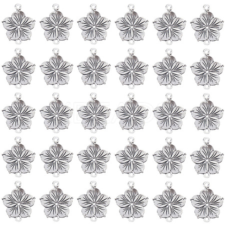 60Pcs Tibetan Style Zinc Alloy Connector Charms FIND-SC0006-52-1
