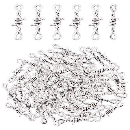 80pcs Tibetan Style Alloy Links/Connector TIBE-LP0001-12-1
