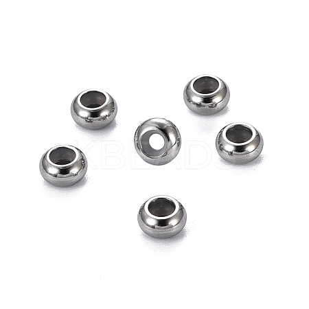 304 Stainless Steel Beads STAS-S103-18A-P-1
