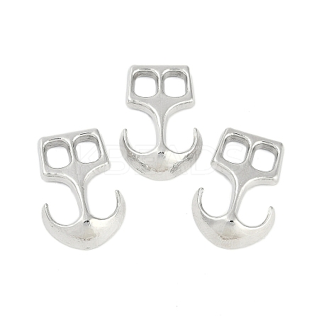 Tibetan Style Alloy Hook Clasps TIBEP-35682-P-RS-1