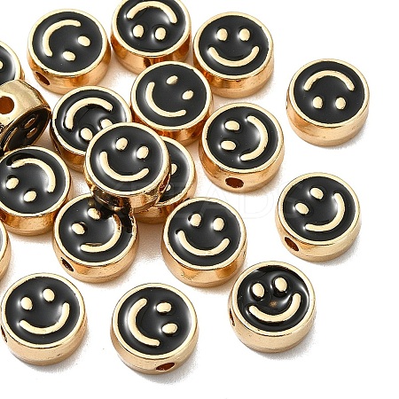 20Pcs Alloy Enamel Beads FIND-YW0009-18F-1