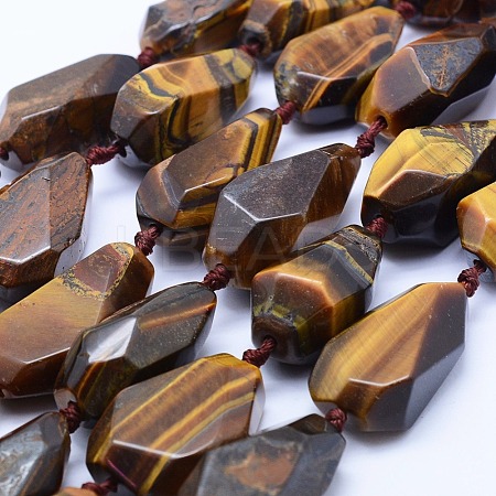 Natural Tiger Eye Beads Strands G-F531-K02-1