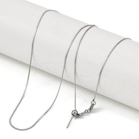 201 Stainless Steel Serpentine Chain Necklaces NJEW-H042-07P-01-1