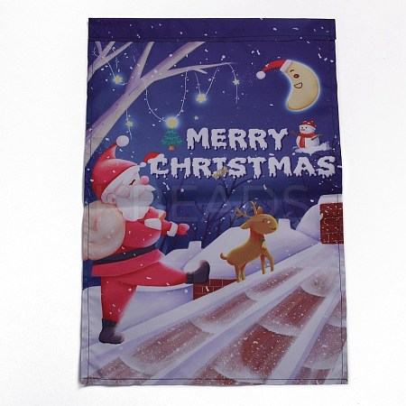 Garden Flag for Christmas AJEW-H108-B17-1