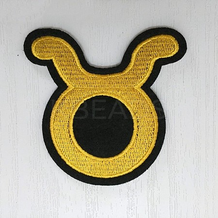 Computerized Embroidery Cloth Iron on/Sew on Patches DIY-O004-06-1-1