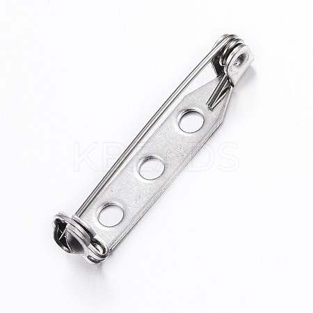 Tarnish Resistant 304 Stainless Steel Brooch Findings Sets LS-X-STAS-G137-52P-1