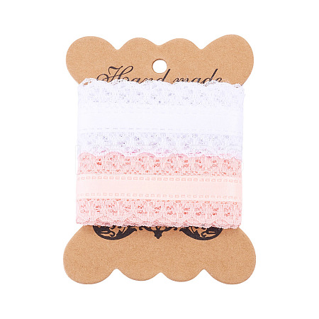 4 Yards 2 Colors Polyester Lace Trim OCOR-TADJ0001-02B-1