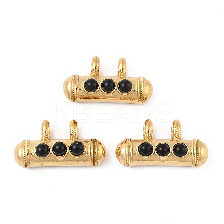Natural Black Onyx(Dyed & Heated) Pendants STAS-P380-65G-02-1