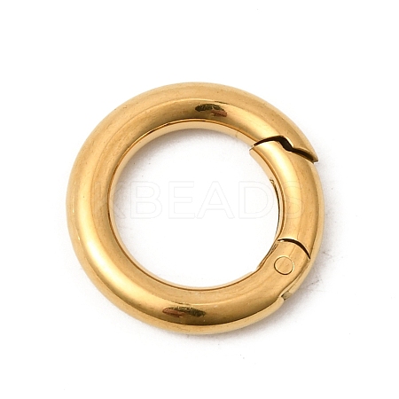 304 Stainless Steel Spring Gate Rings STAS-B128-05G-01-1
