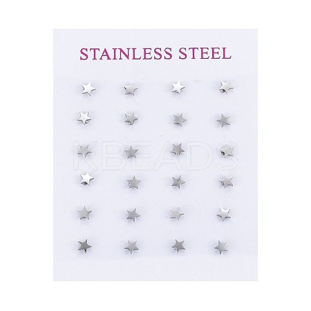 304 Stainless Steel Stud Earrings X-EJEW-F163-03P-1