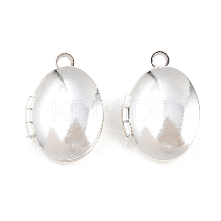 Oval Brass Locket Pendants LS-KK-K414-12E-S-1