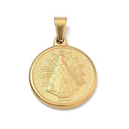 Religion Theme 304 Stainless Steel Pendants STAS-F336-06B-G-1