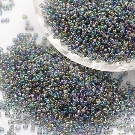 8/0 Round Glass Seed Beads X-SEED-J011-F8-180-1
