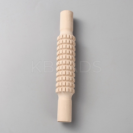 Wooden Rolling Pin AJEW-WH20141-42B-1