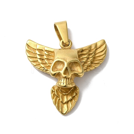 PVD Vacuum Plating 304 Stainless Steel Pendants STAS-B069-46G-02-1