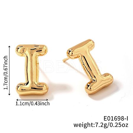 Brass Stud Earrings UV9543-9-1