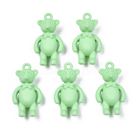 Rack Plating Spray Painted Alloy Pendants PALLOY-N172-001-05-1