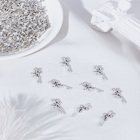100Pcs Tibetan Style Alloy Pendants FIND-LP0004-19-1