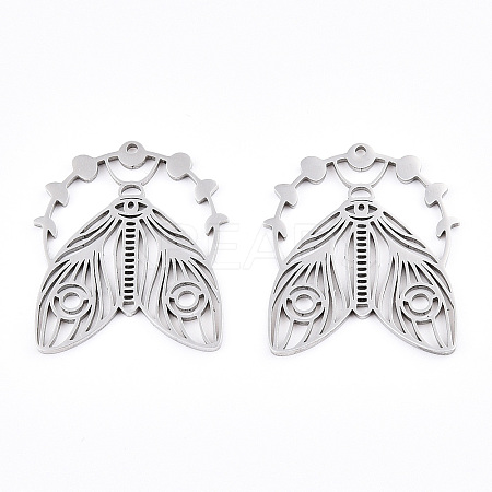 Non-Tarnish 304 Stainless Steel Pendants X-STAS-T063-212P-1