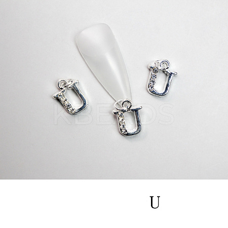 Alloy Rhinestone Cabochons MRMJ-T056-93P-U-1