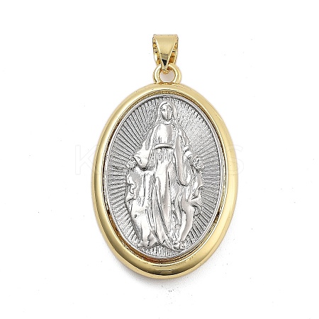 Long-Lasting Plated Brass Pendants KK-Q006-42G-03-1