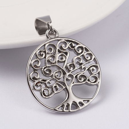 Tarnish Resistant 316 Surgical Stainless Steel Pendants LS-STAS-L186-053P-1