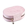 Italian Velvet Double Layers Jewelry Set Storage Zipper Boxes CON-G023-10A-2