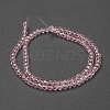 Faceted(32 Facets) Round Glass Beads Strands X-EGLA-J042-4mm-19-3