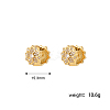 304 Stainless Steel Hoop Earrings LR0799-3-2