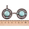 Synthetic Turquoise Pendants G-Q158-03-05-3
