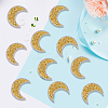 Resin Rhinestone Hotfix Rhinestone Iron on/Sew on Cloth Patches DIY-WH20063-030F-7