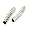 Non-Tarnish 304 Stainless Steel Tube Beads STAS-B047-27B-P-2