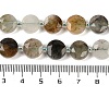 Natural Green Rutilated Quartz Beads Strands G-C116-A24-01-5