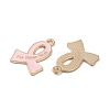 Light Gold Tone Zinc Alloy Enamel Pendants LS-ENAM-WH0061-11B-2