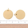 201 Stainless Steel Pendants STAS-S105-T637-2-16-4