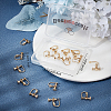 20Pcs Brass Clip-on Earring Findings KK-BBC0004-83-6