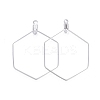 Tarnish Resistant 304 Stainless Steel Wire Pendants LS-STAS-L238-075P-2