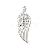 Non-Tarnish 304 Stainless Steel Pendants STAS-E176-08P-1