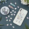 Flat Back Imitation Taiwan Acrylic Rhinestone Cabochons GACR-FG0001-04-6