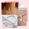 5Pcs 5 Styles Sport Ball Theme Brass Enamel European Dangle Charms KK-CJ0003-89-7