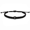 Cube with Letter Pattern Resin Beads Braided Bead Bracelets FS-WGC1D79-11-1