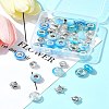 DIY Tibetan Style Alloy & Resin European Beads Making Finding Kits DIY-FS0006-78F-10