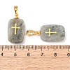 Natural Labradorite Pendants G-G461-06G-06-3