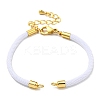 Nylon Cords Bracelet Makings Fit for Connector Charms AJEW-P116-02G-17-1
