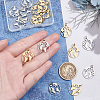 20Pcs 2 Colors 201 Stainless Steel Pendants STAS-UN0029-86-2