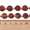Natural Red Agate Beads Strands G-B177-B02-03-5