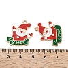 Christmas Light Gold Plated Alloy Enamel Pendants ENAM-M219-02KCG-3